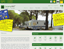 Tablet Screenshot of campingant.com